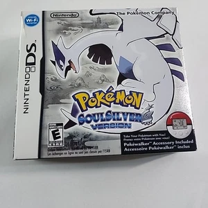 READ Pokémon Soul Silver Complete CIB Big Box With Pokewalker Tested - Picture 1 of 16