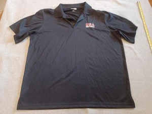 Camisa Polo CornerStone Para Hombres 2XL Negra EE. UU. Softbol Bordada Poliéster 31x26 - Imagen 1 de 13