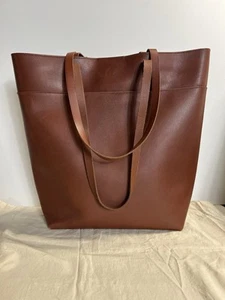 Madewell Leather Transport Tote Large NWT - Picture 1 of 11