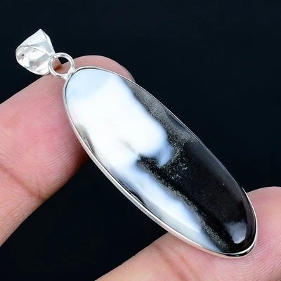 Colgante hecho a mano Owhyee ópalo enchapado en plata 925 de 2,37" Foto 1 de 3