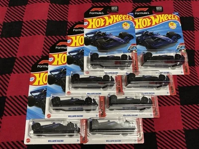 Hot Wheels 2025 Williams Racing Fórmula 1 F1 Track Aces azul satinado lote de 8 🔥🔥 Foto 1 de 2