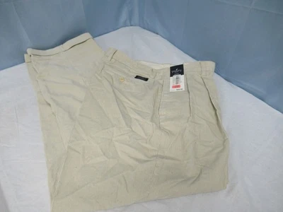 Pantalones Nautica Rigger Calce Clásico Doble Pliegue Pana Tostado 36x32 (B6) Foto 1 de 4