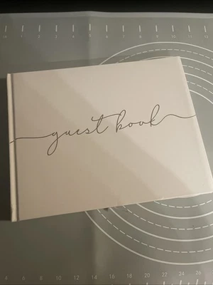 Elegant Blank Page Guest Book for Weddings and Special Events - Image 1 of 3