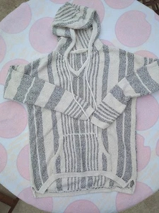 lovestich Woven Cozy Baja Hoodie Small - Picture 1 of 5