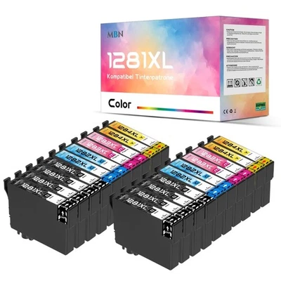 Patronen für Epson T 1281 - 1284 XXL Stylus SX235W SX420W SX425W SX430W SX435W - Bild 1 von 4