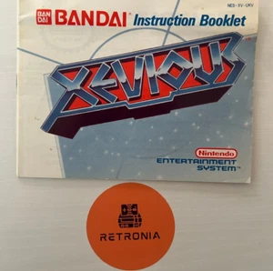 Xevious Nintendo Nes Instruction Manual UK Version - Picture 1 of 3