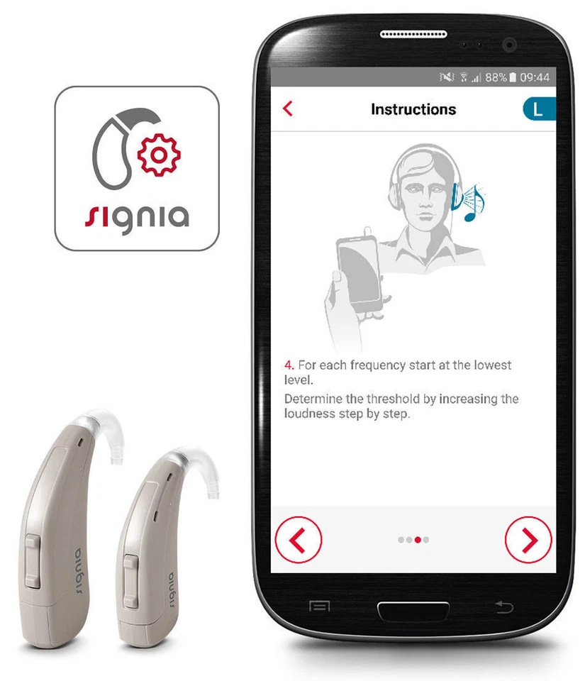 NEW SIEMENS SIGNIA RUN P/SP BTE HEARING AID - SEVERE TO PROFOUND LOSS  WARRANTY - Image 1 of 4
