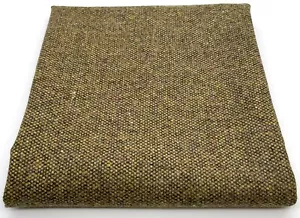 100% English Wool, Tweed Fabric, Yellow Donegal, Jacketing, Upholstery 450g - Picture 1 of 6