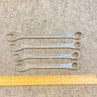 4 Vintage Combination Wrenches Forged Steel SAE India