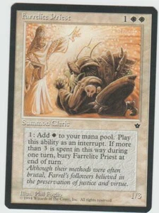 Farrelite Priest  Fallen Empires MTG Magic the Gathering - Picture 1 of 2