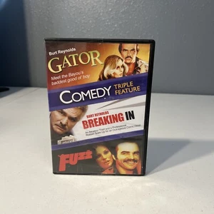 Gator / Breaking In / Fuzz Comedy Triple Feature On DVD With Burt Reynolds - Picture 1 of 1