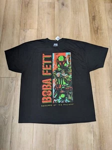 Camiseta de manga corta Mad Engine Star Wars Boba Fett para hombre talla XXL negra lisa - Imagen 1 de 6