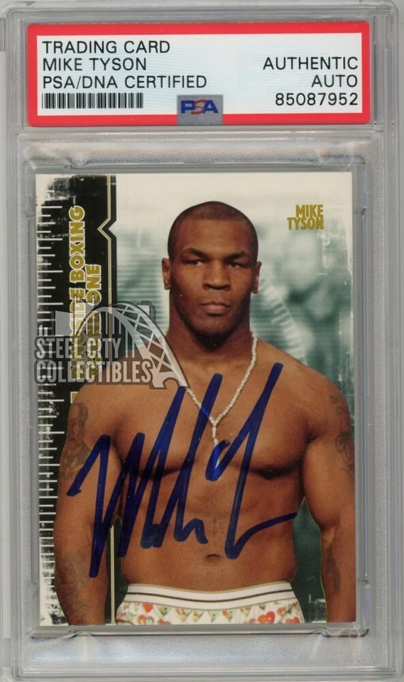 Mike Tyson 2010 Sport Kings Ringside Round One Gold Auto Boxing Card #54 PSA/DNA - Image 1 of 1