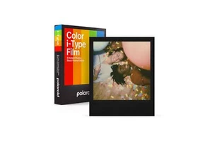 Película Polaroid i-Type Instantánea Colores Serie Black Marco - Imagen 1 de 2