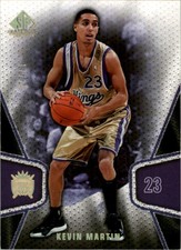 2007-08 SP Game Used Gold #82 Kevin Martin /25