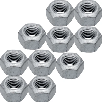 10x Mutter M10x1,5 Stahl verzinkt Abgaskrümmer Auspuff für Audi Seat Skoda VW - Bild 1 von 4
