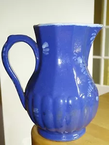 SAINT OMER EIN ALTER SCHÖNER KRUG STEINGUT BLAU-WEISS VXIII ht 19,5 cm - Bild 1 von 13