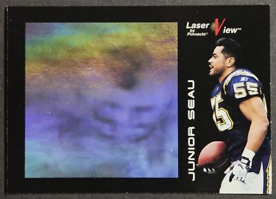 1996 Laser View #15 Junior Seau San Diego Chargers HOF - Image 1 of 2