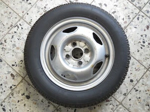 VW Polo 86c Michelin MX L 155/70R13 auf 4,5J-Stahlfelge, Ersatzrad 30 Jahre alt - Bild 1 von 6