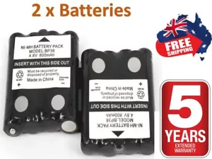 2x For UNIDEN BP38 BP40 UHF HANDHELD RADIO REPLACEMENT BATTERY + 5 Year WARRANTY - Picture 1 of 1