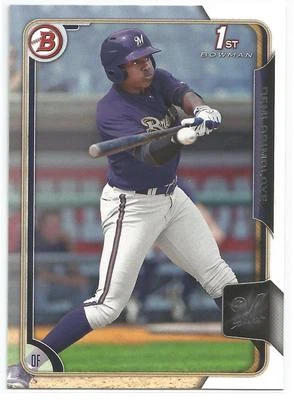 Demi Orimoloye Milwaukee Brewers 2015 Bowman Draft Draft Prospect - Image 1 of 2