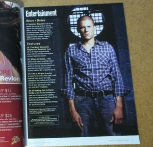 EW Magazine Prison Break Wentworth Miller  Robin Tunney Angelina Jolie Amy Adams - Picture 1 of 5