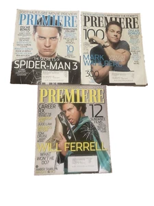 Premiere: The Movie Magazine Lot 3 Issues 2007 Jan/Feb, March, April - Picture 1 of 4