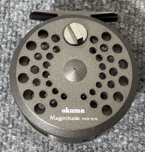 OKUMA MAGNITUDE MD5/6 WT LIGHTWEIGHT MAGNESIUM FLY REEL - Picture 1 of 5