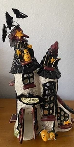 Blue Sky Halloween COUNT BATULA'S CASTLE Candle Tea Light Holder House NWT - Bild 1 von 10