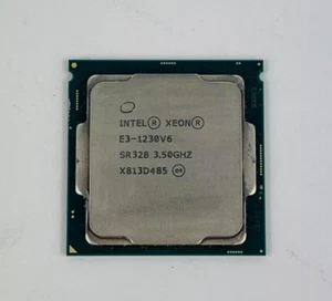 Intel Xeon E3-1230 V6 1230V6 SR328 3.50GHz 4Cores LGA1151 1230V6 CPU Processor - Picture 1 of 2