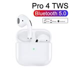 Pro 4 TWS Earphones Bluetooth 5.0 Air Pods Wireless Headphones Earbuds with Mic