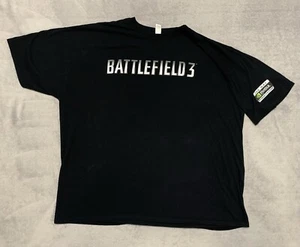 Battlefield 3 Video Game Promo T-Shirt Mens 2XL Xbox 360 Microsoft Nvidia Boxy - Picture 1 of 10