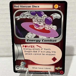 Dragon Ball Z TCG: 17/21 Freezer Saga Red Kienzan Discos #2 2001 Energy Combat - Imagen 1 de 2