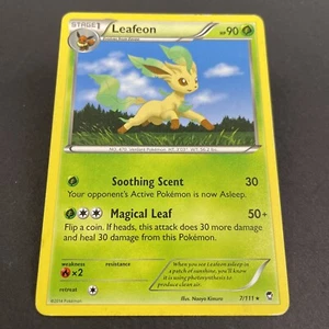 Leafeon 7/111 Moderately Played Rare XY Furious Fists Normal Pokemon - Picture 1 of 2