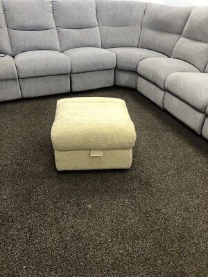 NEWBURY STORAGE FOOTSTOOL IN FABRIC RRP £350 - Image 1 of 4