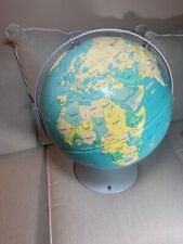 Vintage Globe Nystrom 16" Readiness  w/ Raised Relief USSR Era 1991 Map 33-47