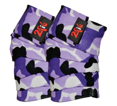 2Fit Knee Wraps Bandage Weight Lifting Knee Support Sleeve Gym Jogging Running - Image 1 of 2