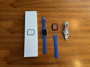 Apple watch Series 7 45mm Starlight Aluminium GPS - Picture 1 of 21