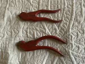 Antique Chinese Wood Bird Toys - Pair - Picture 1 of 4