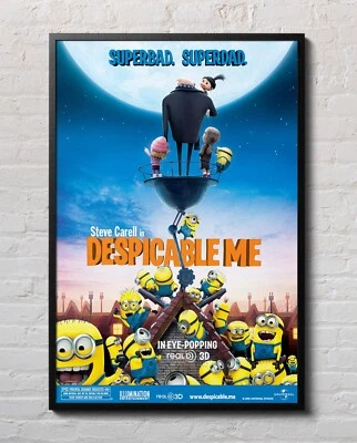Despicable Me Steve Carell 2010 Movie Poster 24"x36" Glossy Unframed 1008