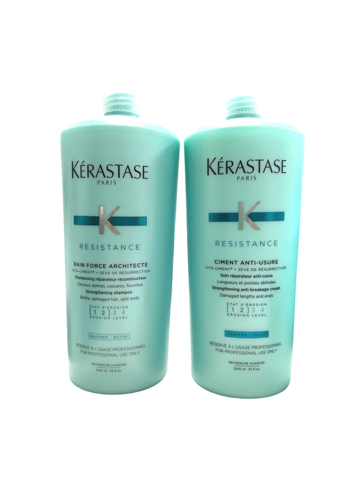 Kerastase Resistance Bain Force Architecte Shampoo - 34oz