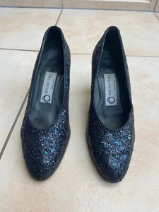 Tanzschuhe schwarz Glitzer Gr. 37 Antonio Rubini - Bild 1 von 4