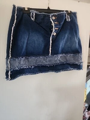 Minifalda vaquera vintage años 90 Me And You Y2K XL Foto 1 de 4