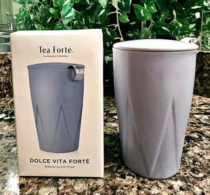 Tea Forte Steeping Cup With Infuser Kati -Purple New in Box - Picture 1 of 3