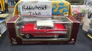 NIB 1957 CHEVROLET BEL AIR FIRE CHIEF 2 DOOR 1/18 DIECAST ROAD LEGENDS #92106 - Picture 1 of 9