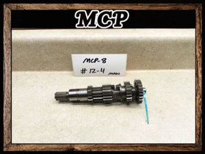 VTG 1973 Honda XR75 Engine Transmission Main Shaft Gears MCP-8 #12-4 - Picture 1 of 6