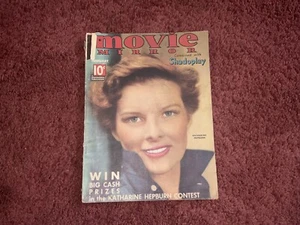 1936, KATHARINE HEPBURN, "FILMSPIEGEL" Magazin (kein Etikett) Seltene Pin Ups - Bild 1 von 5