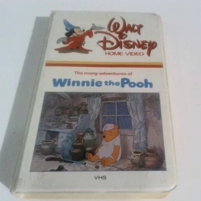 GREAT FIND Walt Disney's The Many Adventures Of Winnie The Pooh VHS CLAMSHELL - Image 1 of 4