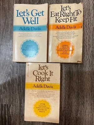 Let's Get Well/Let’s Eat Right To Keep Fit/Let’s Cook It Right, Adelle Davis  - Imagem 1 de 4