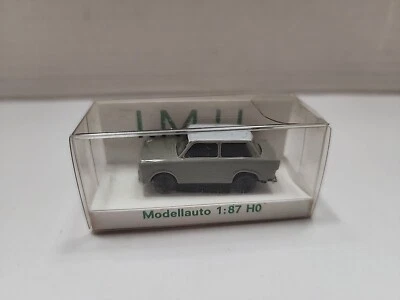IMU I.M.U. Trabant 601 GRAY /W White  TOP 1:87 HO Scale - Image 1 of 4